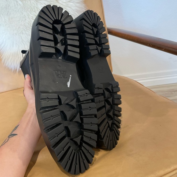 Zara Leather Boots - Picture 3 of 5